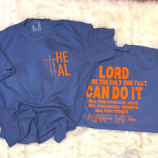 Heal Comfort Colors T-Shirt • Inspirational Christian Tee • Jamal from American Idol Inspired Shirt • Faith Hope Healing Shirt • Unisex fit