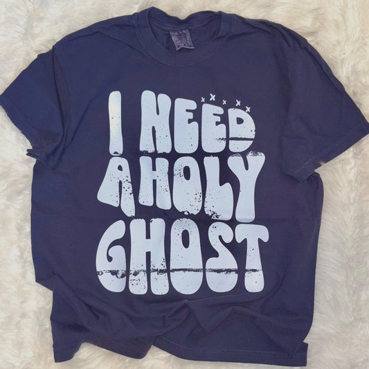 I need a Holy Ghost comfort colors t-shirt | Bold Christian shirt | Bible verse tee