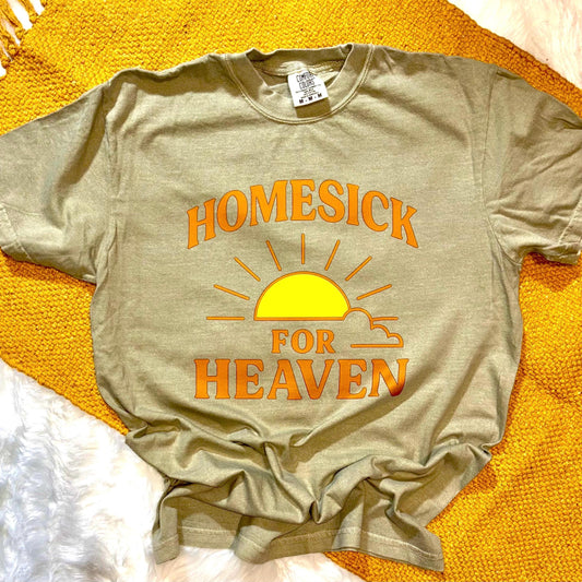 Homesick for Heaven Comfort Colors Tee | Christian Worship Shirt | Inspired by Phil Wickham