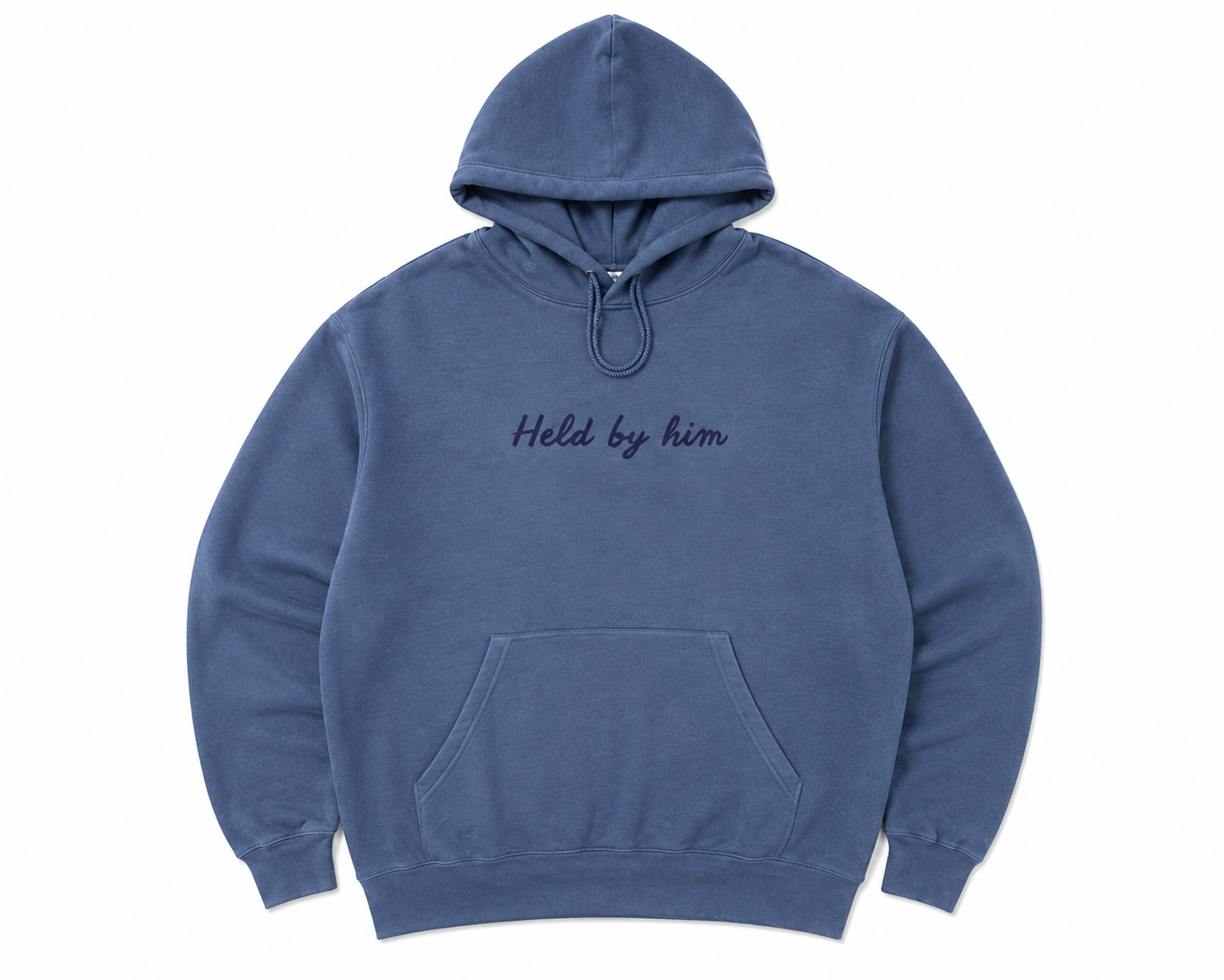 UNSHAKEN Psalm 16:8 Hoodie | Christian Oversized Hoodie | Vintage Blue Faith Hoodie