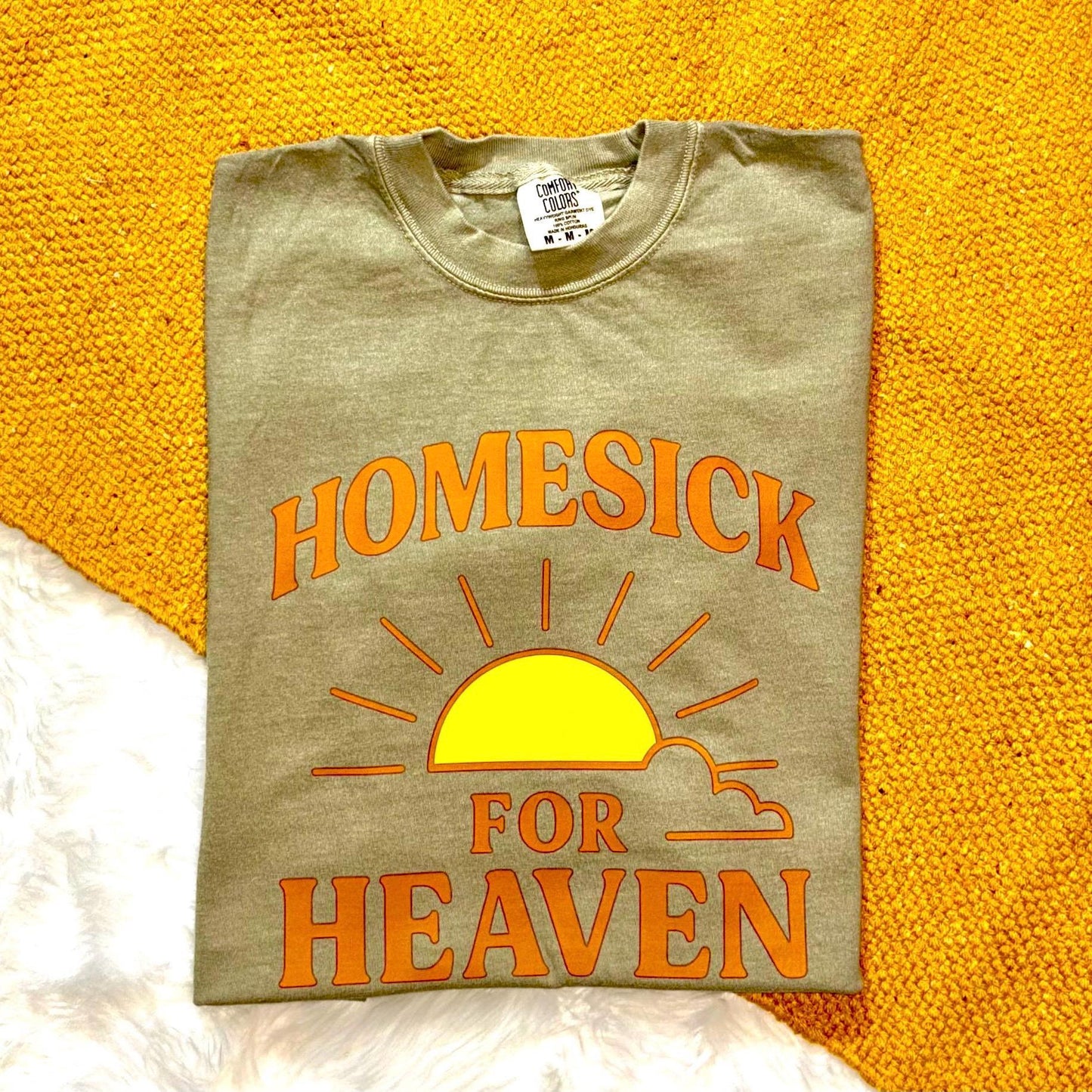 Homesick for Heaven Comfort Colors Tee | Christian Worship Shirt | Inspired by Phil Wickham