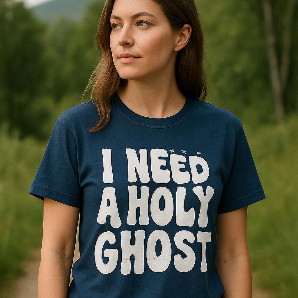 I need a Holy Ghost comfort colors t-shirt | Bold Christian shirt | Bible verse tee