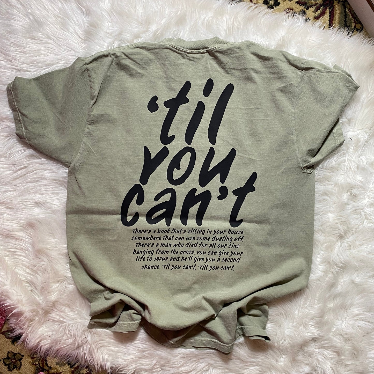 Till You Can’t Unisex Christian Tee | Christian Graphic Shirt