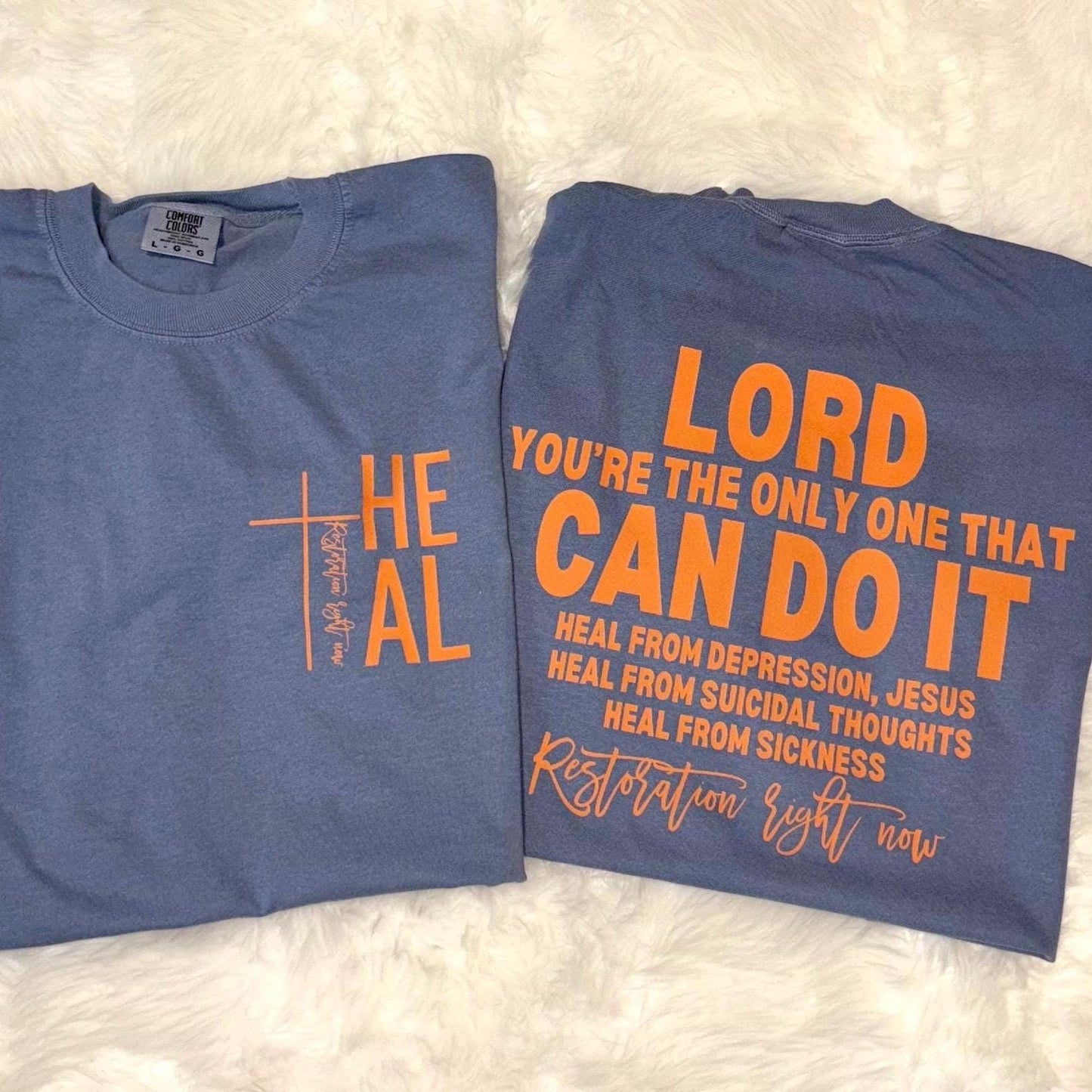 Heal Comfort Colors T-Shirt • Inspirational Christian Tee • Jamal from American Idol Inspired Shirt • Faith Hope Healing Shirt • Unisex fit