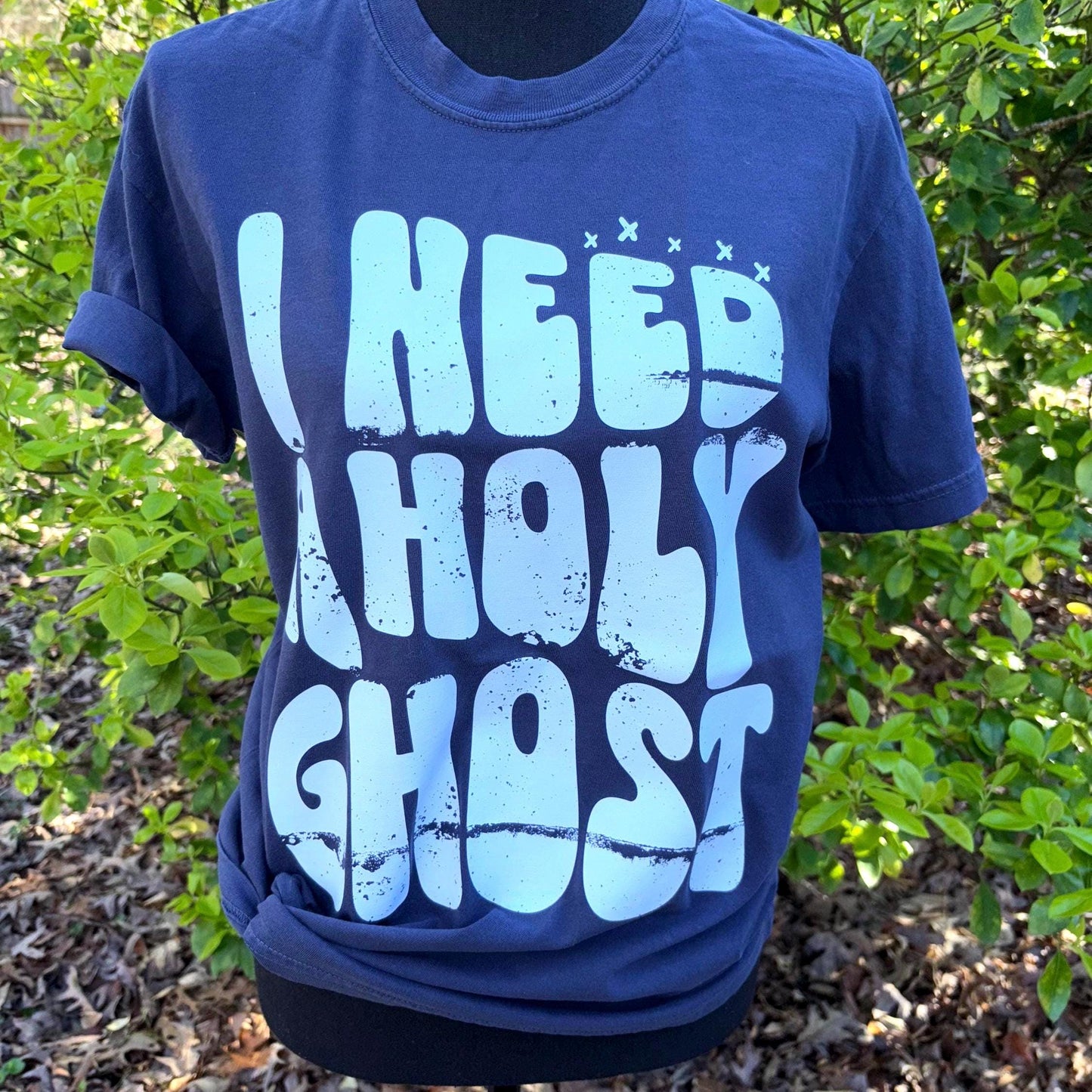 I need a Holy Ghost comfort colors t-shirt | Bold Christian shirt | Bible verse tee