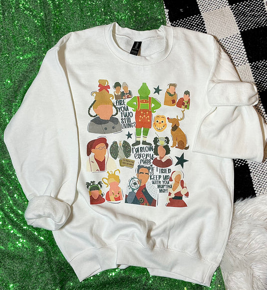 Christmas Movie inspired sweatshirt | Green guy characters sweater