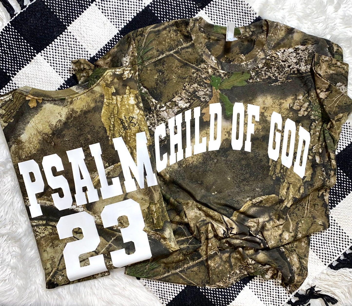 Psalm 23 camo T-shirt