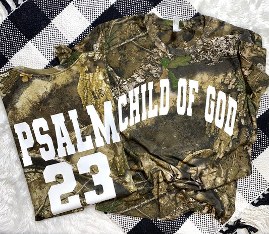 Psalm 23 camo T-shirt