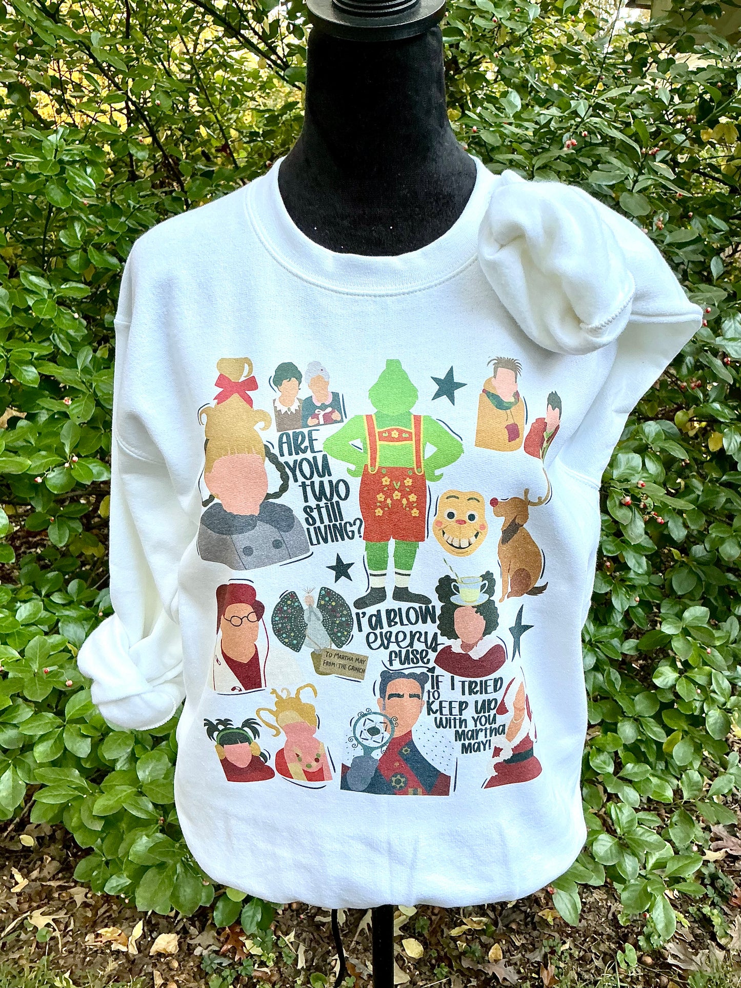 Christmas Movie inspired sweatshirt | Green guy characters sweater