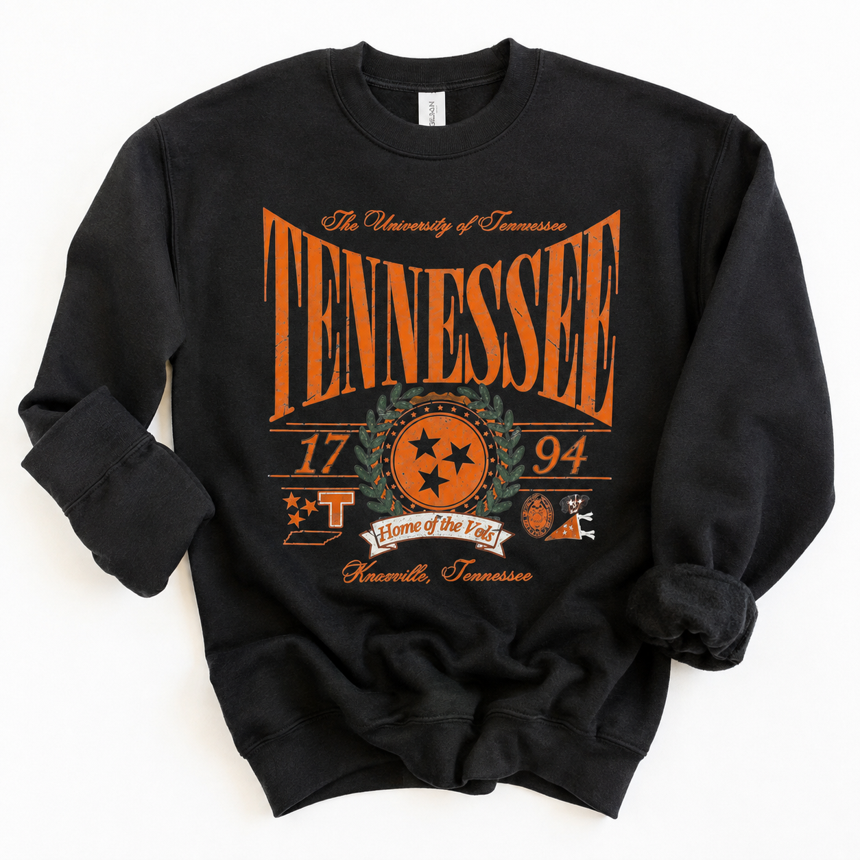 Vintage Tennessee Collegiate Tee | University of Tennessee Inspired Graphic T-Shirt | Knoxville TN | Playbook Setlist