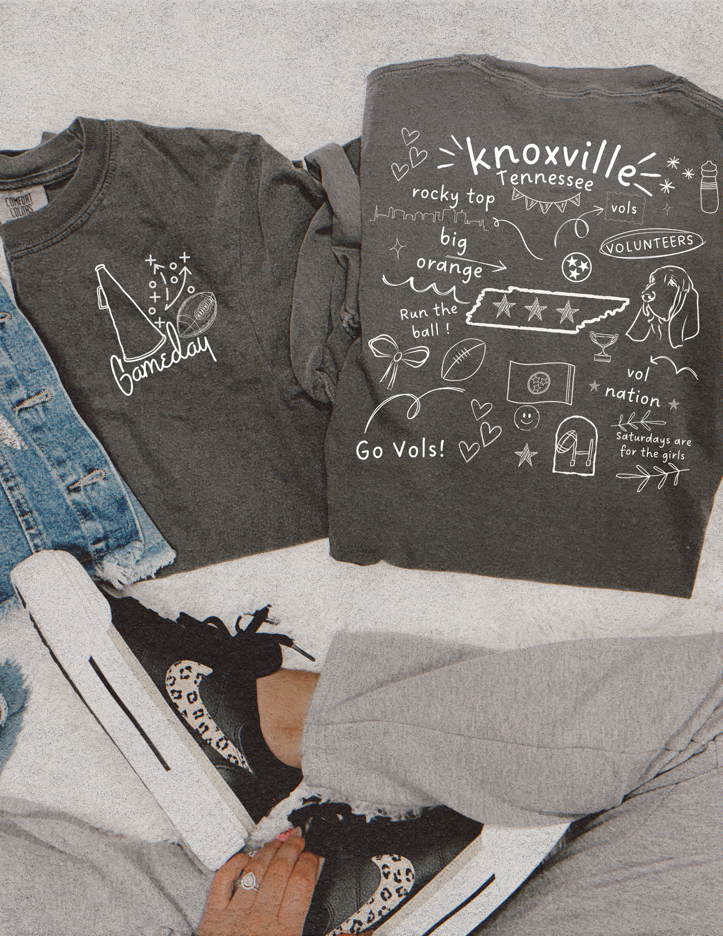 Knoxville Tennessee Gameday Tee | Vols Shirt | Tennessee Football Graphic Tee