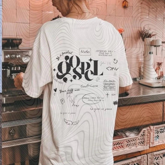 Church notes handwritten christian t-shirt | Christian apparel | Scripture based tee | Gospel inspired shirt