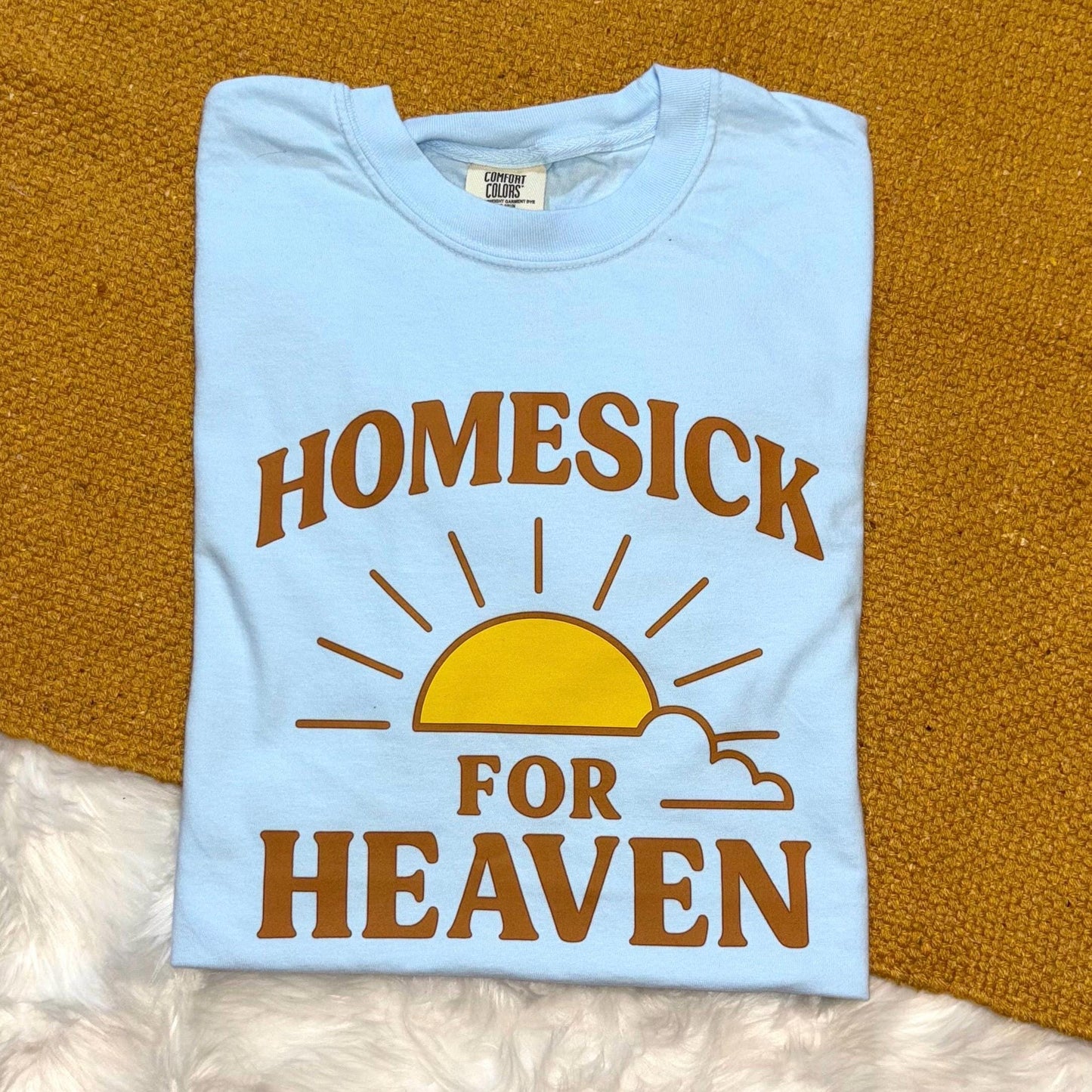 Homesick for Heaven Comfort Colors Tee | Christian Worship Shirt | Inspired by Phil Wickham