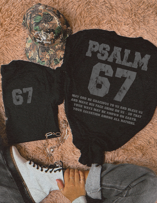 Psalm 67 vintage tshirt | 67 trending shirt | comfort color tee