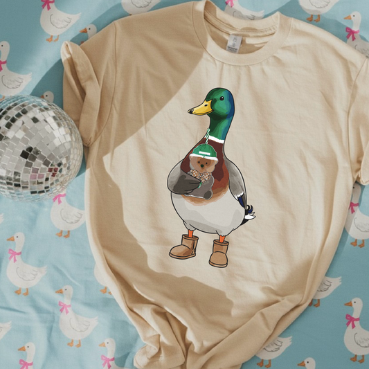 Cozy Duck & Starbee Drink T-shirt